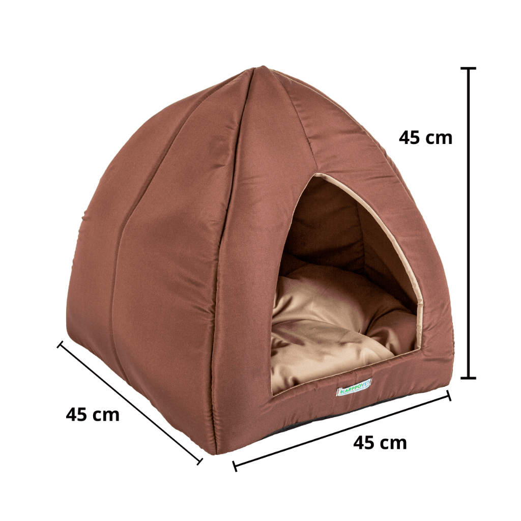 Casinha Cama Pet Toca Casa Tenda Gato Cães Iglu Impermeável Lavável