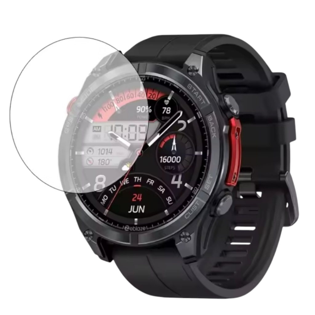 Película Smartwatch Zeblaze Stratos 4 Protetor de Tela Zeblaze Stratos 4 Vidro Temperado