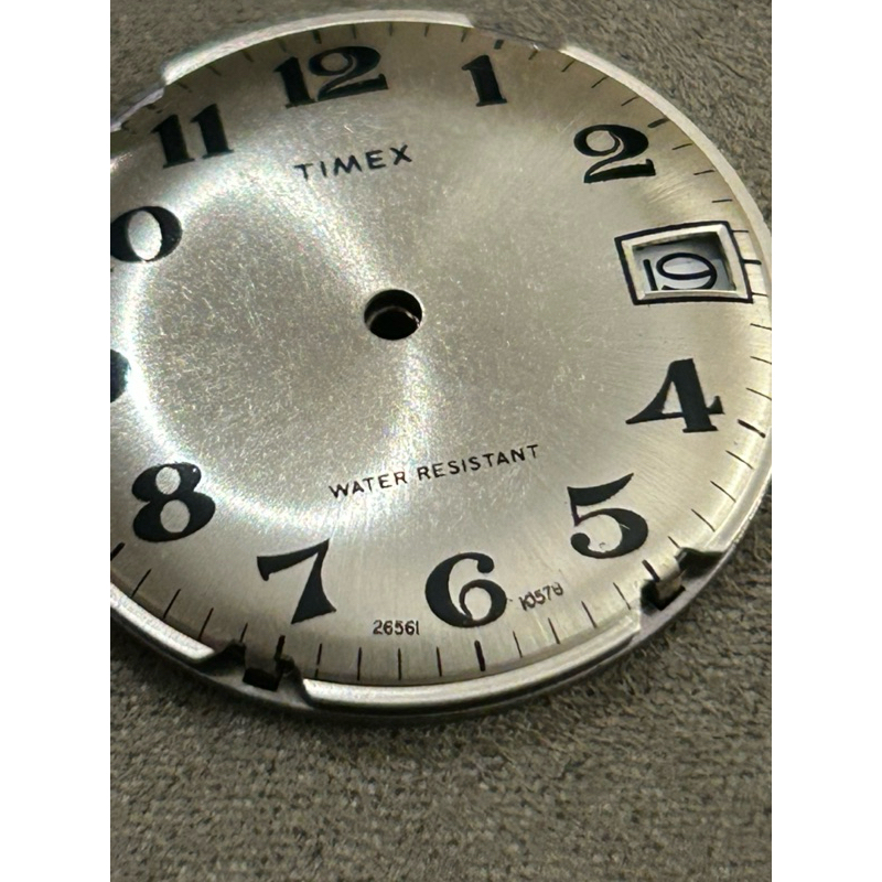 Mostrador Relógio Timex À Corda 26561 10578  À Corda