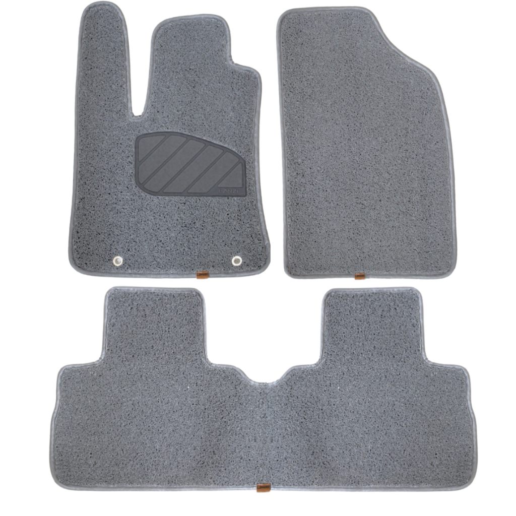 Tapete De Carro Original Lanzi Para Byd Dolphin Mini Cinza Resistente Feito sob