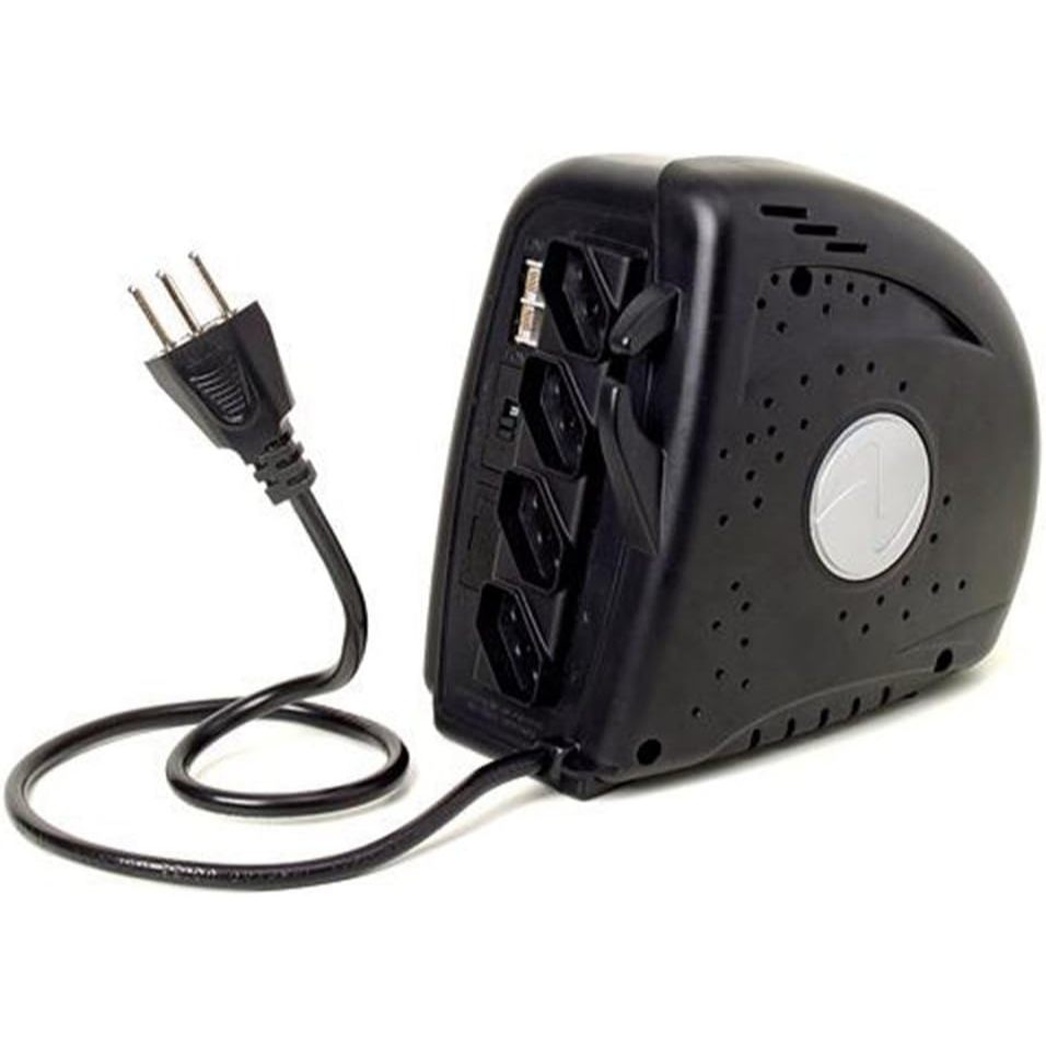 Estabilizador Ragtech Side Way 300va Sdw 300 M2 220v/220v Cor Preto