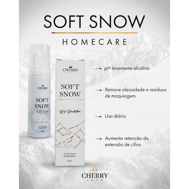 HOME CARE 50 ML CHERRY SOFT SNOW SHAMPOO ESPUMA DE CÍLIOS