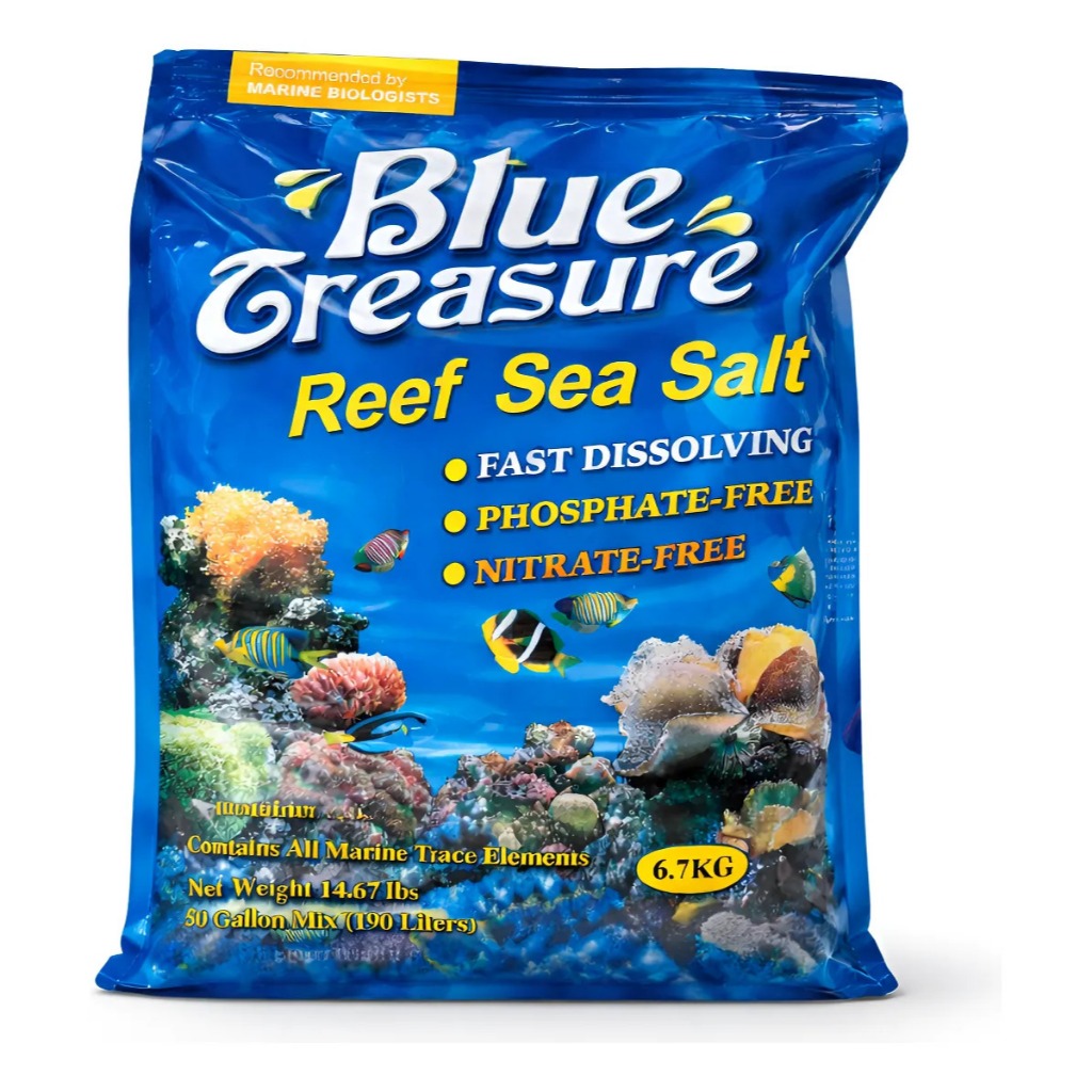 Sal P/ Aquários Marinhos Blue Treasure Reef Sea Salt 6,7kg