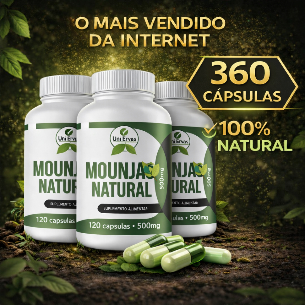 Suplemento M-0-N-J-@-J-R-0 - 100% Natural - 120 Cápsulas 500Mg