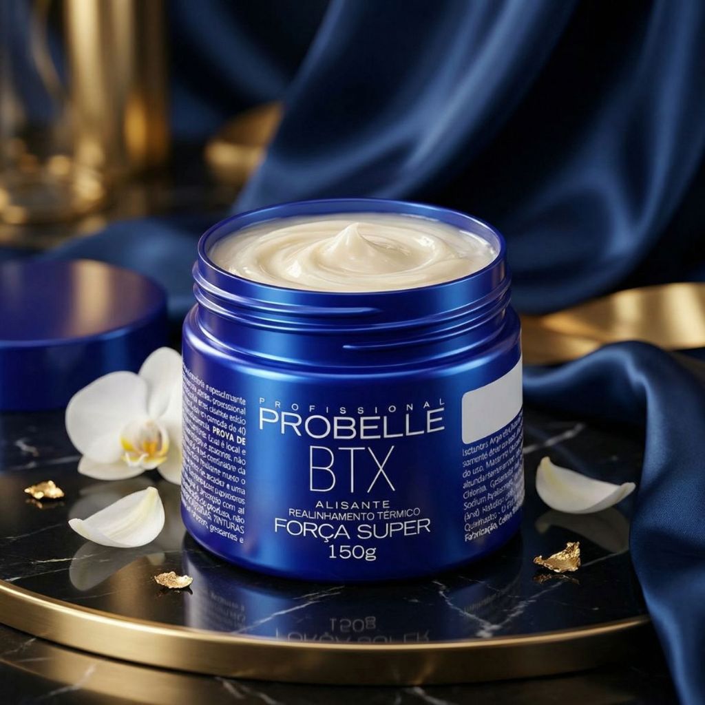 Progressiva BTX Probelle Sem Formol Máscara Reconstrução Liso Perfeito 150g Fortalecimento Capilar