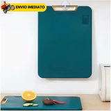 Tábua de corte de 35 cm com suporte