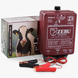 Cerca Elétrica Rural Zebu LB50 50km Luz/Bateria 12V Alta Potência