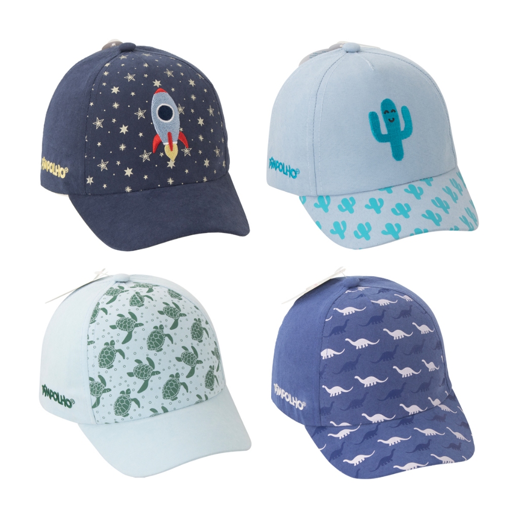 Boné infantil Masculino Tam 01-02 anos - Diversas estampas - Pimpolho