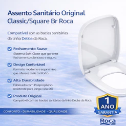 Assento Sanitário Original Classic/square Br Roca