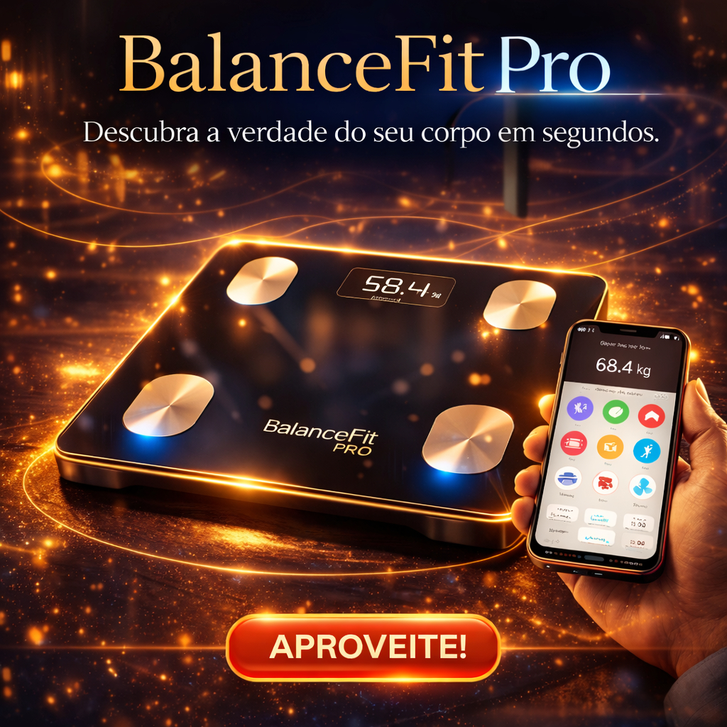 Balança Inteligente Bluetooth Bioimpedância Digital 140kg