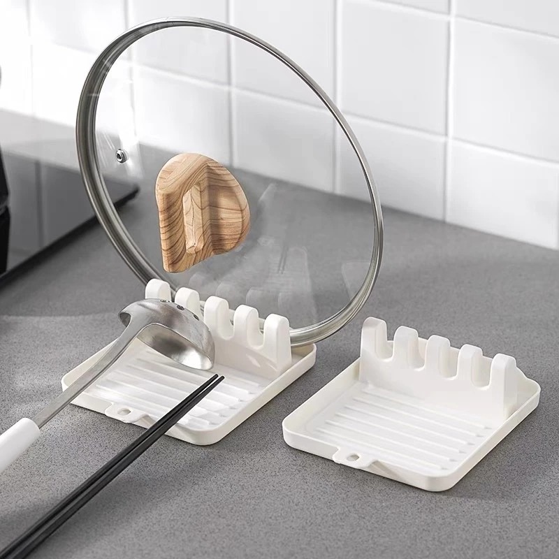 KIT Suporte de Apoio Descanso para Colher Talheres Tampa Panela Utensílios Bancada Cozinha Utensílio De Cozinha-4479