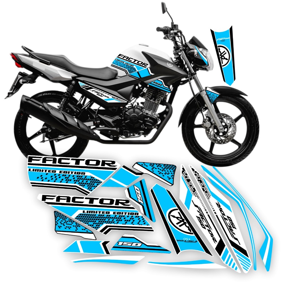 Adesivos Para Yamaha Factor 150 2016 A 2024 Limited Bebe 2