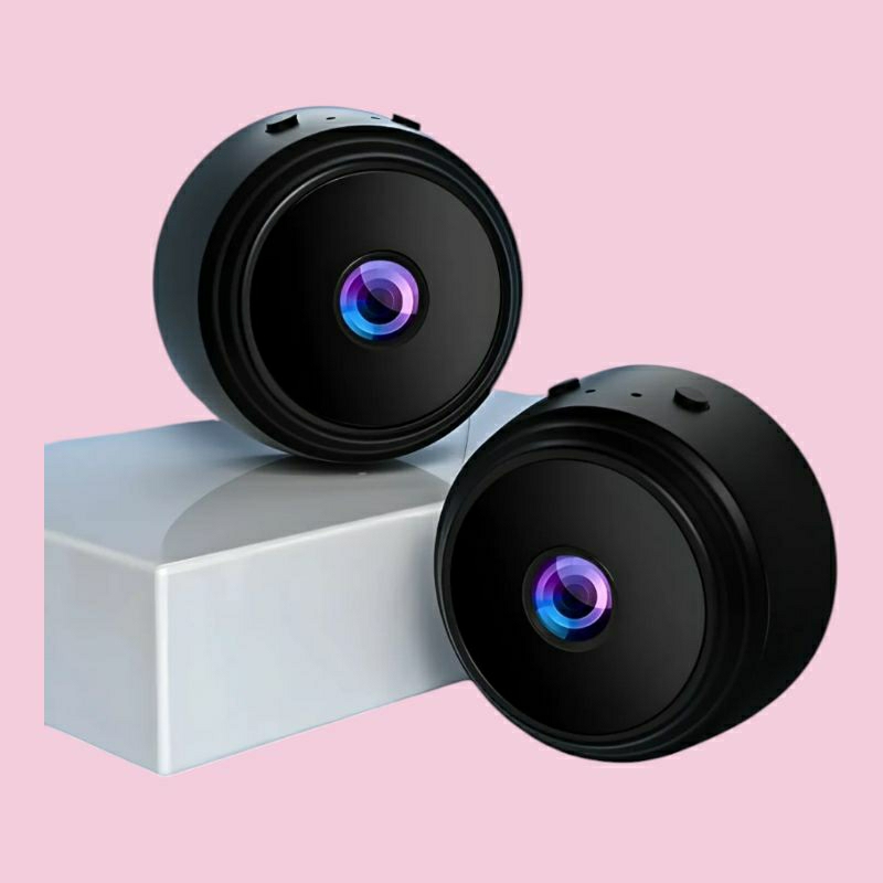 kit Mini Câmera Espiã A9 Wifi com Sensor e Visão Noturna