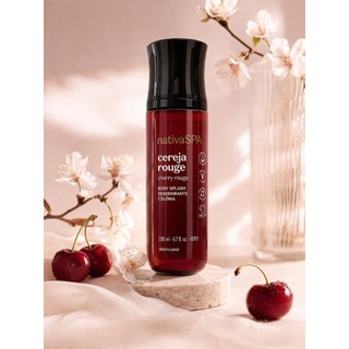 Body Splash Nativa Spa Cereja Rouge O Boticário 200ml Desodorante Colônia Feminino