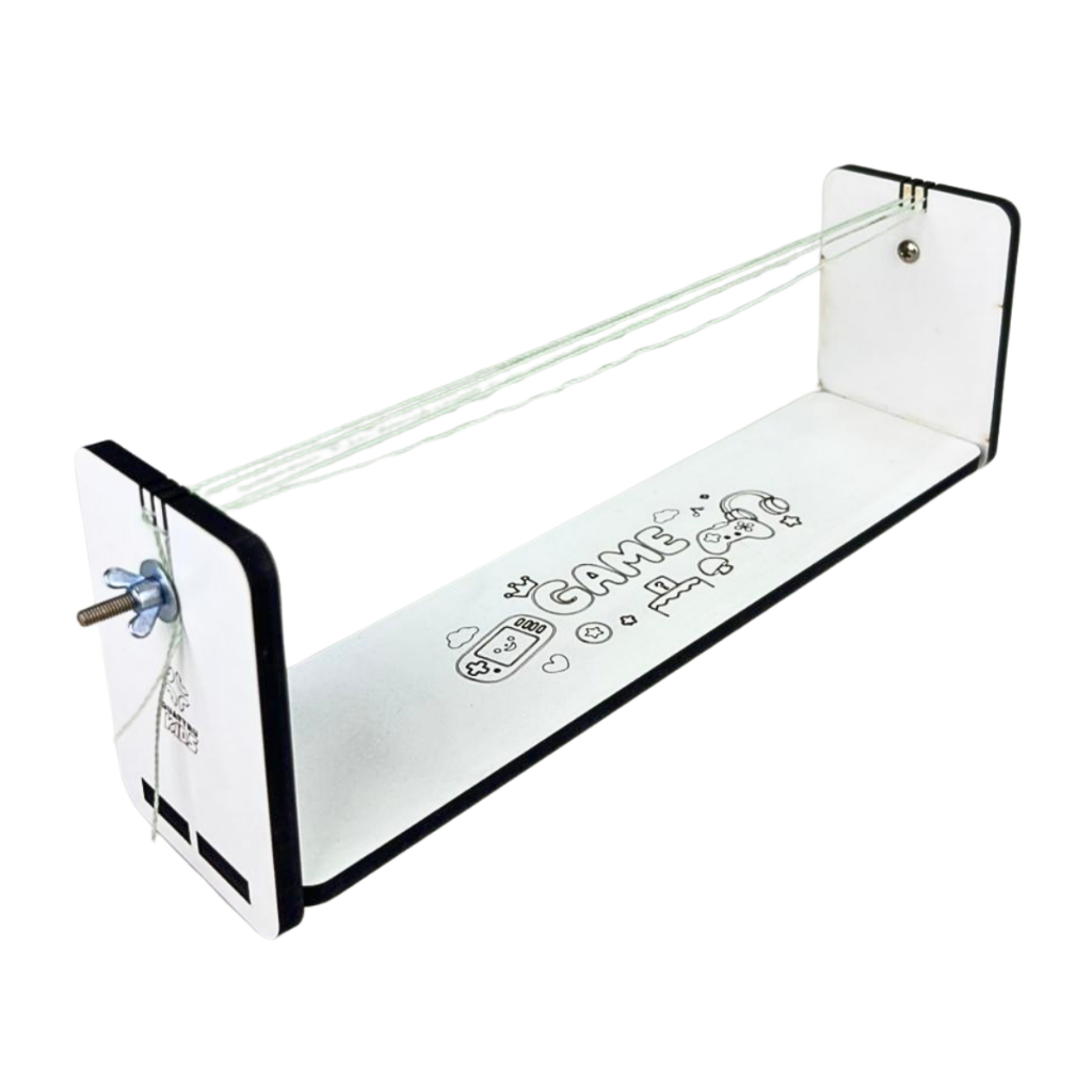 Tear suporte de macramê Kids para Pulseiras Paracord missangas em MDF