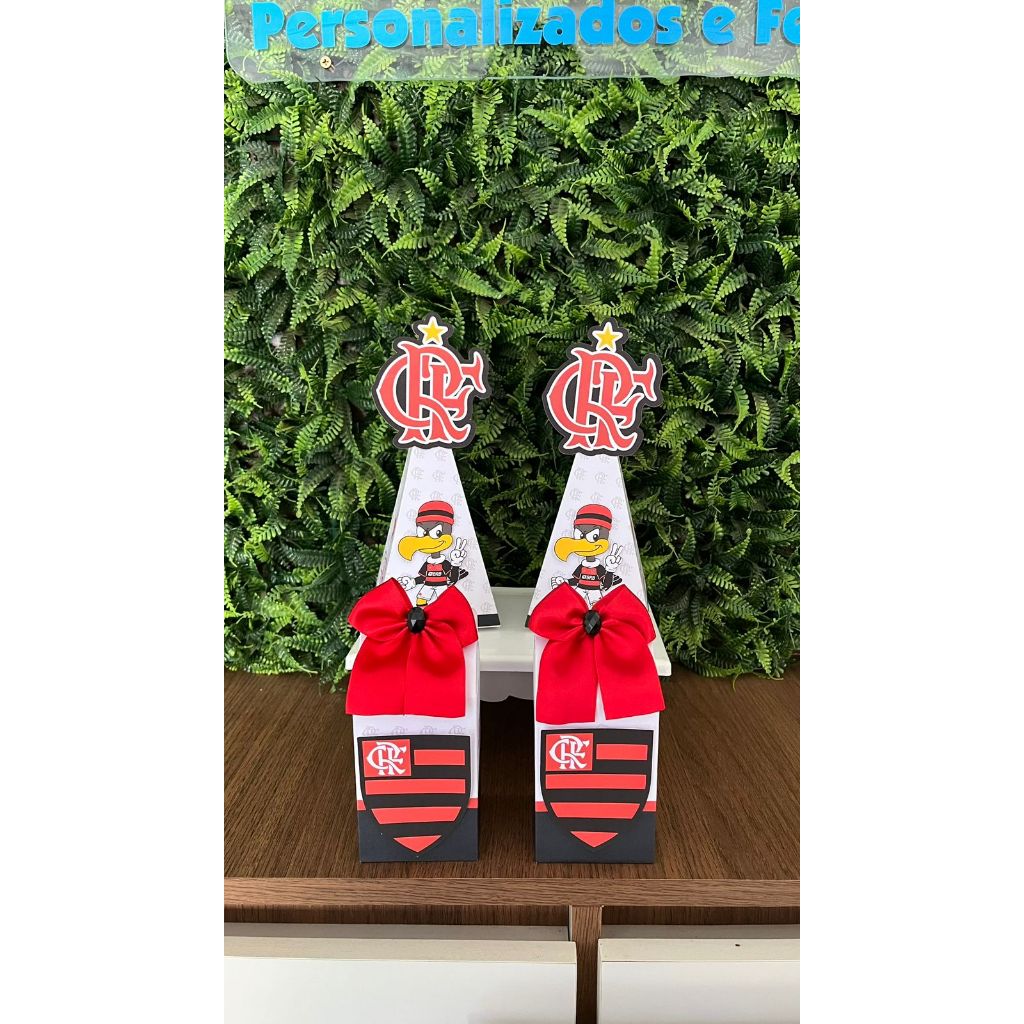 KIT CAIXINHAS PERSONALIZADAS FLAMENGO LEMBRANCINHA DE FESTA ANIVERSARIO