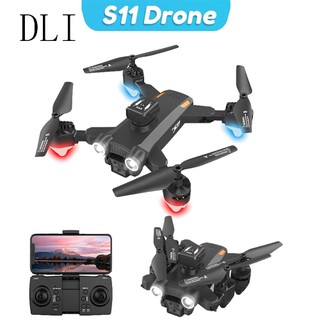 DLI Drone Com Câmera Tripla Dobrável E Desvio De Obstáculos Drone Dobrável Para Fotografia Aérea Led