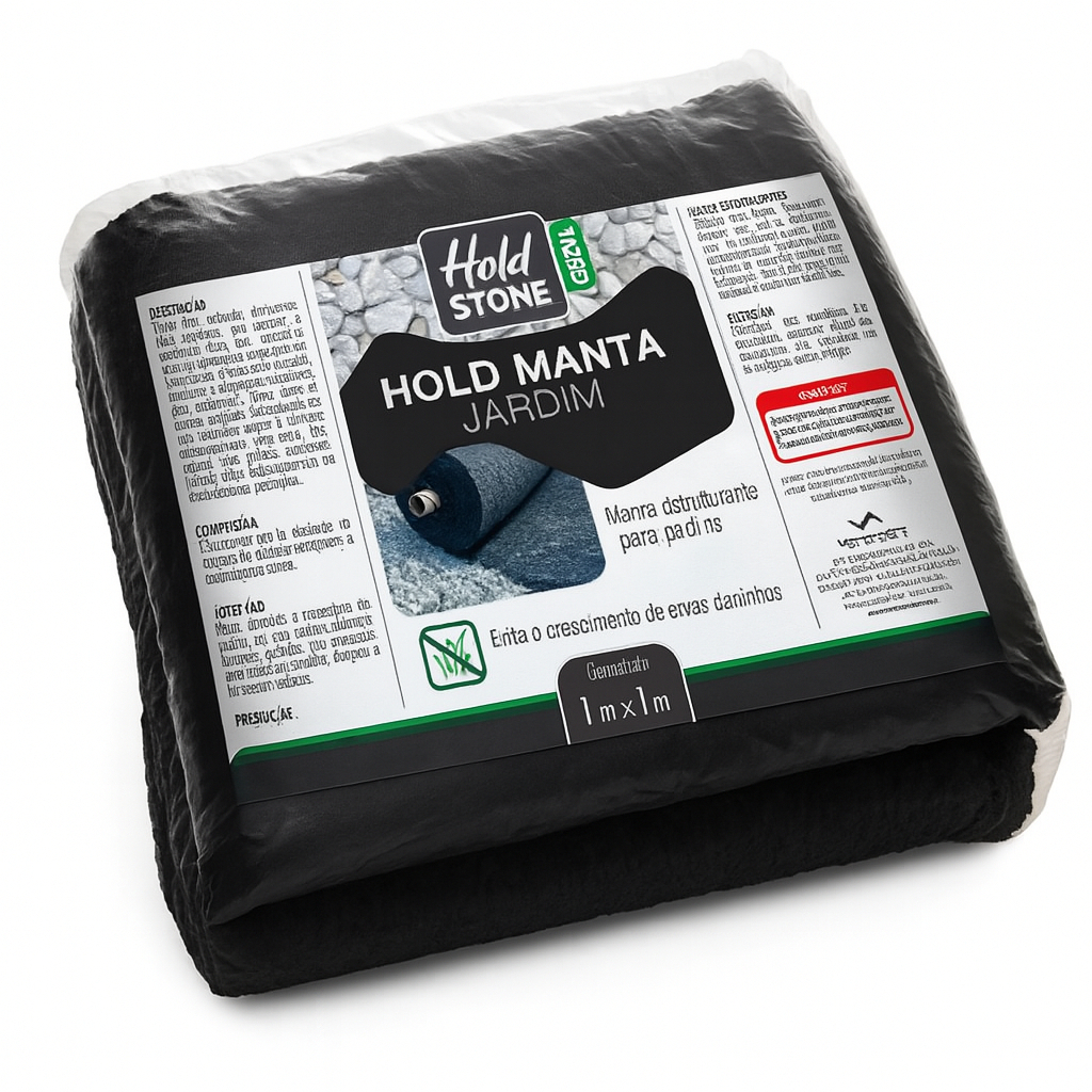 Manta Estruturante De Bidim 1m x 1m Drenante Para Jardim e Canteiros Hold Manta