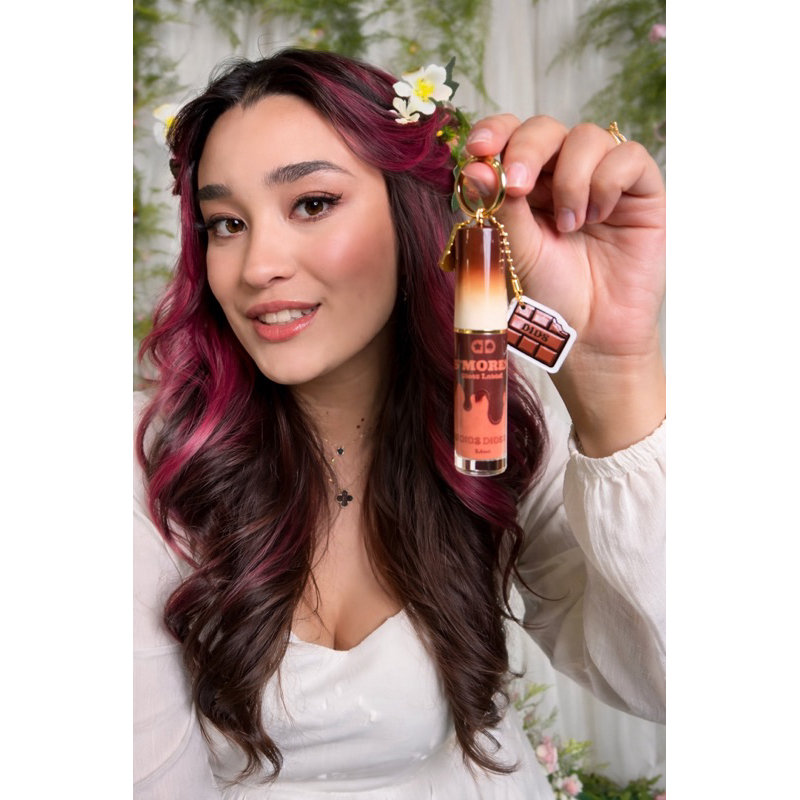 Gloss Labial Emilly Vick Os Rosas | DIDS S'MORES Lançamento | Brilho Intenso | Hidratação | Gloss Infantil/Teen