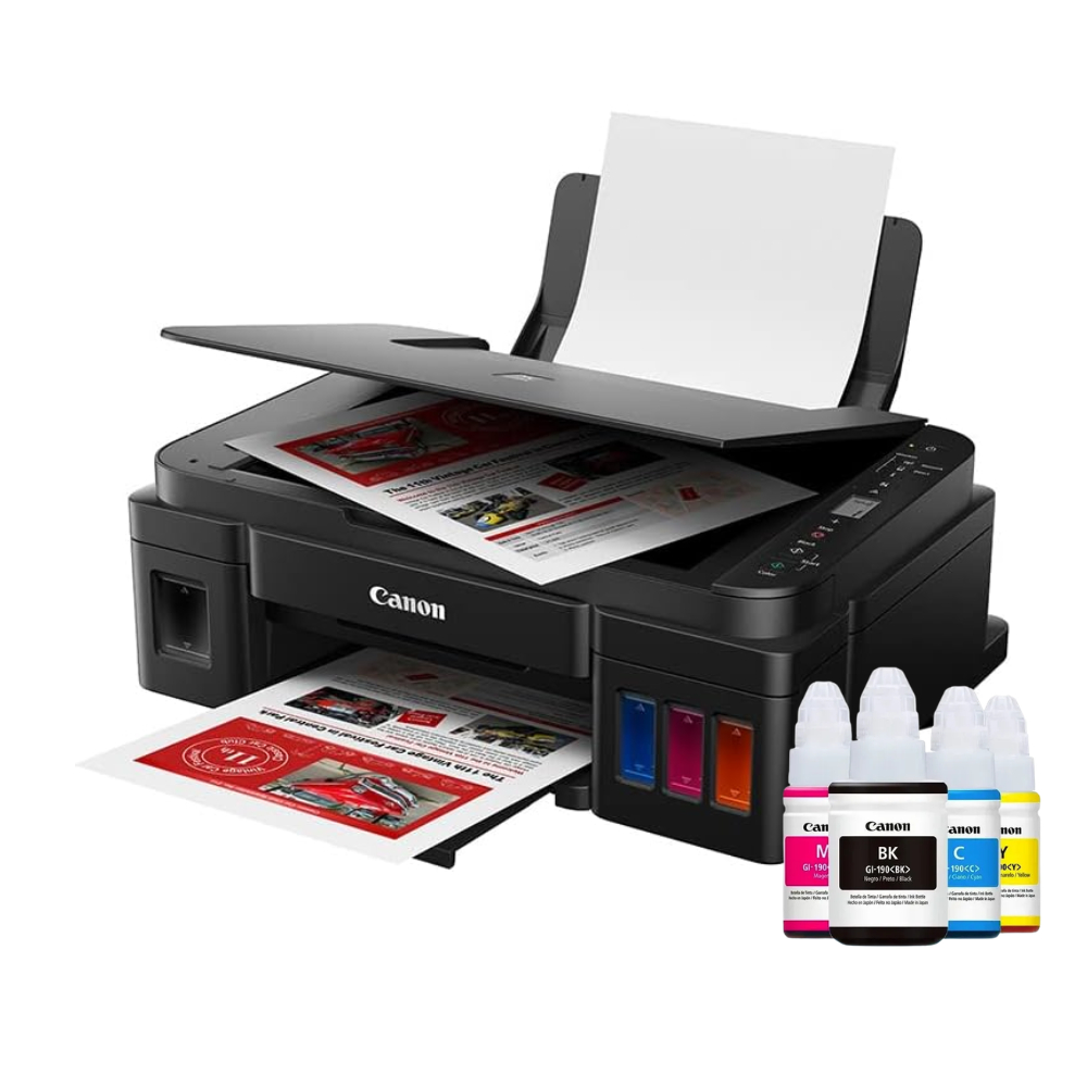 Impressora Multifuncional Com Tanque de Tinta Mega Tank G3110 Wifi Preta Canon BIVOLT