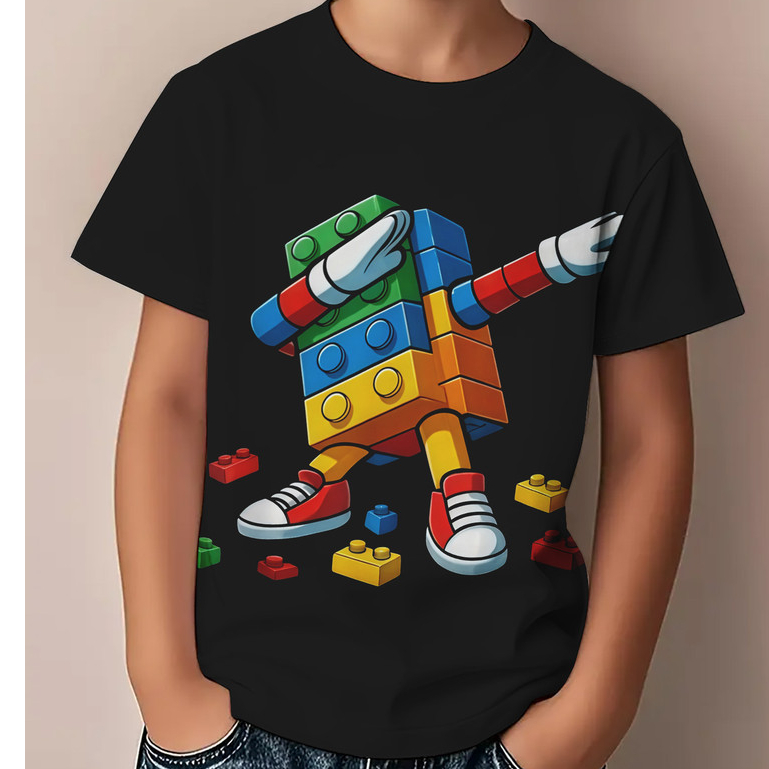 Camiseta Camisa Infantil Lego Juvenil Algodão100%