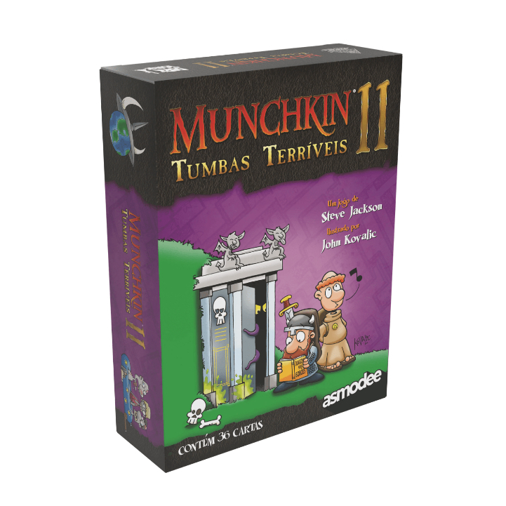 Munchkin 11 Tumbas Terríveis Galápagos Jogos Board Game