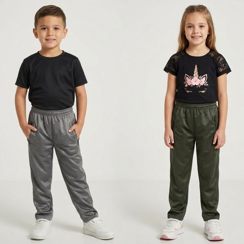 Kit 2 Calças Infantil Escolar Dia a Dia Lazer Uniforme Escola