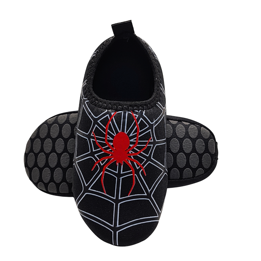 Sapatilha Antiderrapante Sapatinho Calce Facil Infantil Menino aranha - DFashion