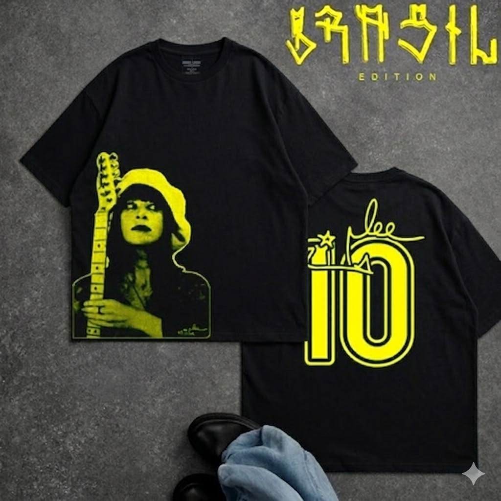 Camiseta Algodão Rita Lee Brasil Camisa 10 Futebol Copa Do mundo Seleção Streetwear Moda 549