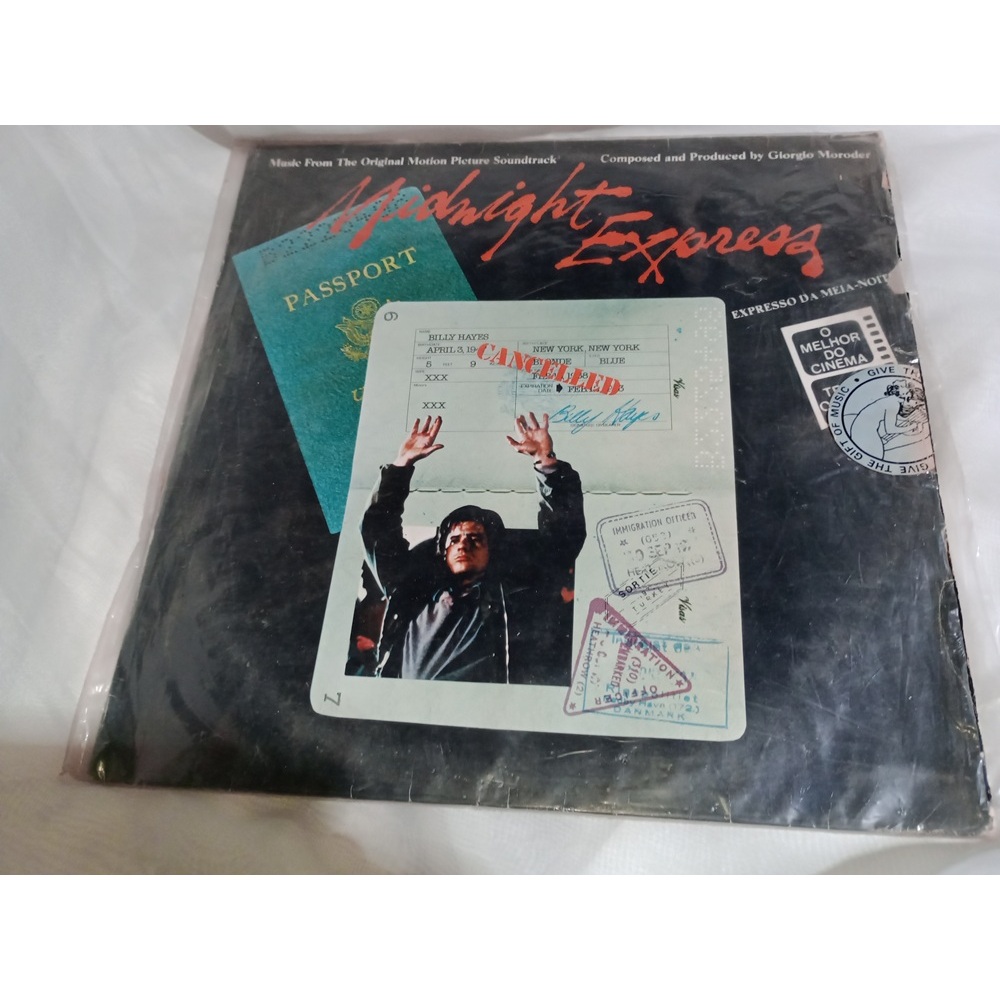 LP Vinil Midnignt Express Expresso da Meia Noite 1979  Trilha Sonora do Filme/ Ler Descrição
