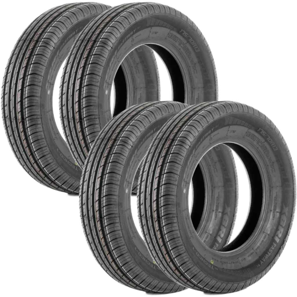 Jogo 4 Pneus 175/70 R13 XBRI Fastway B2 82H Novos Aro 13