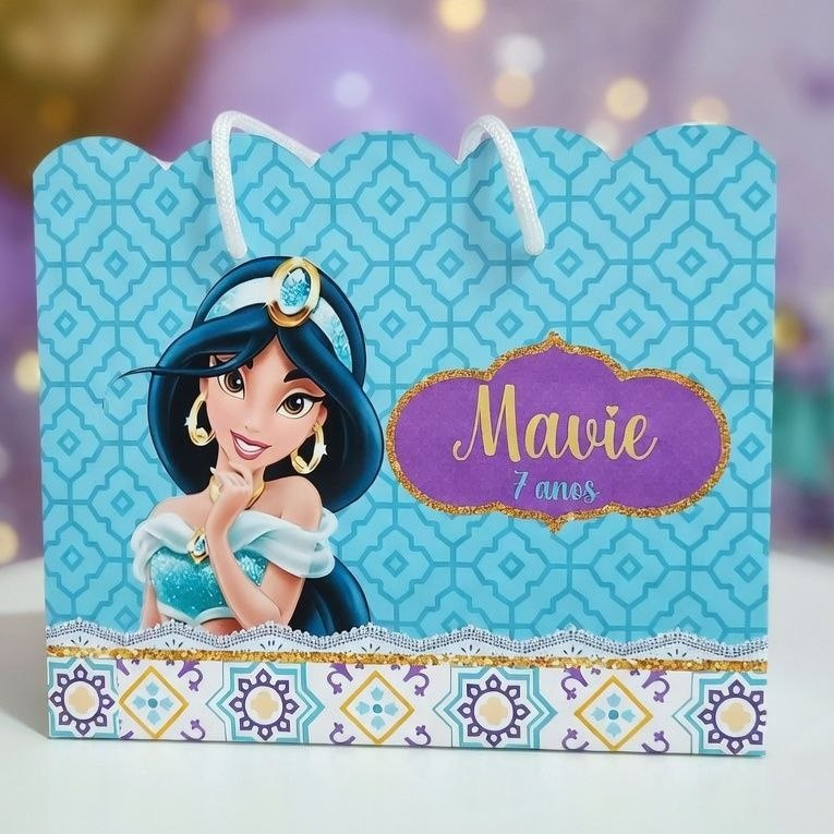 Sacolinhas Surpresa Personalizada (20x15cm) Festa Infantil PEGUE E MONTE | Lembrancinha | JASMINE