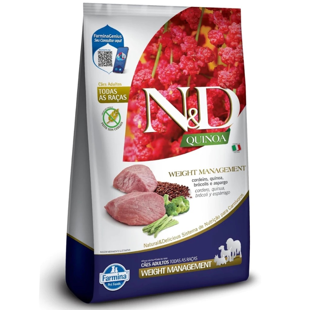 Ração N&d Quinoa Para Cães Adultos Weight Management 10,1kg