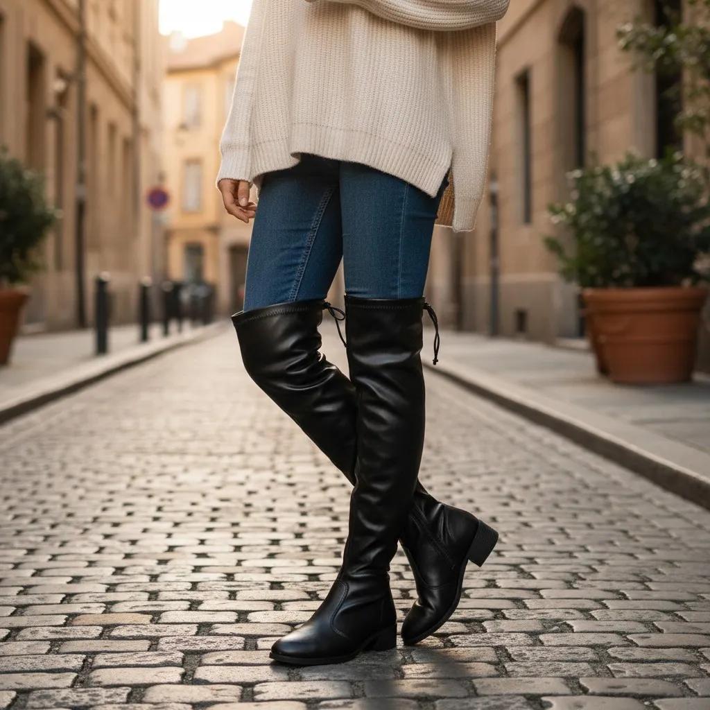 Bota Feminina Over The Knee Beira Rio 9087103