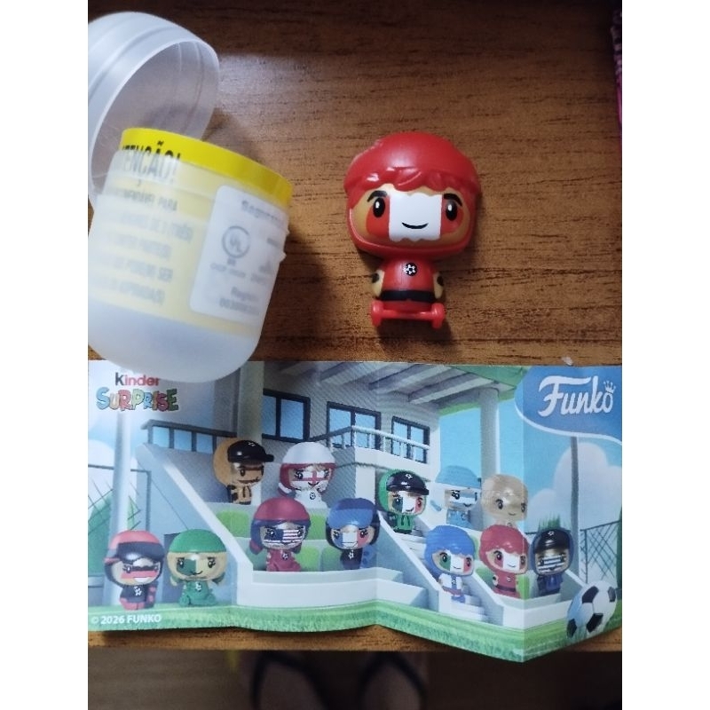 Kinder ovo Copa do Mundo 2026 Funko - unidade - Complete a sua coleção