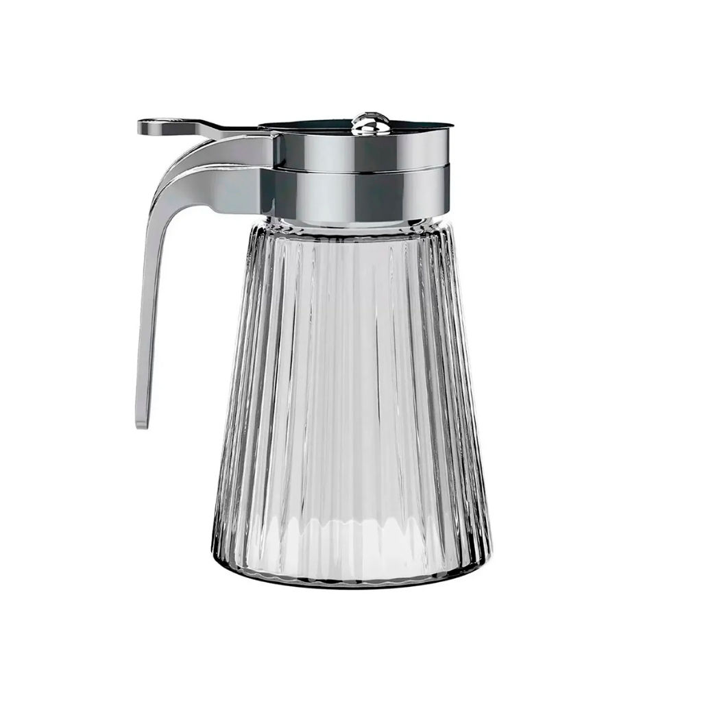 Kit 4 Porta Mel Meleira De Vidro 270 ml Com Dosador Pote Dispenser Para  mel