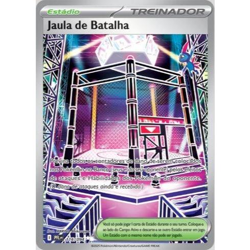 Carta Pokémon Jaula de Batalha (116/094) Português Original Copag