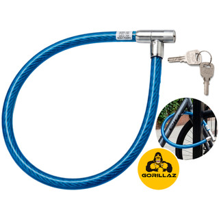 Cadeado Cabo 80cm Para Bicicleta Trava Antifurto Flexível Trançado Emborrachado