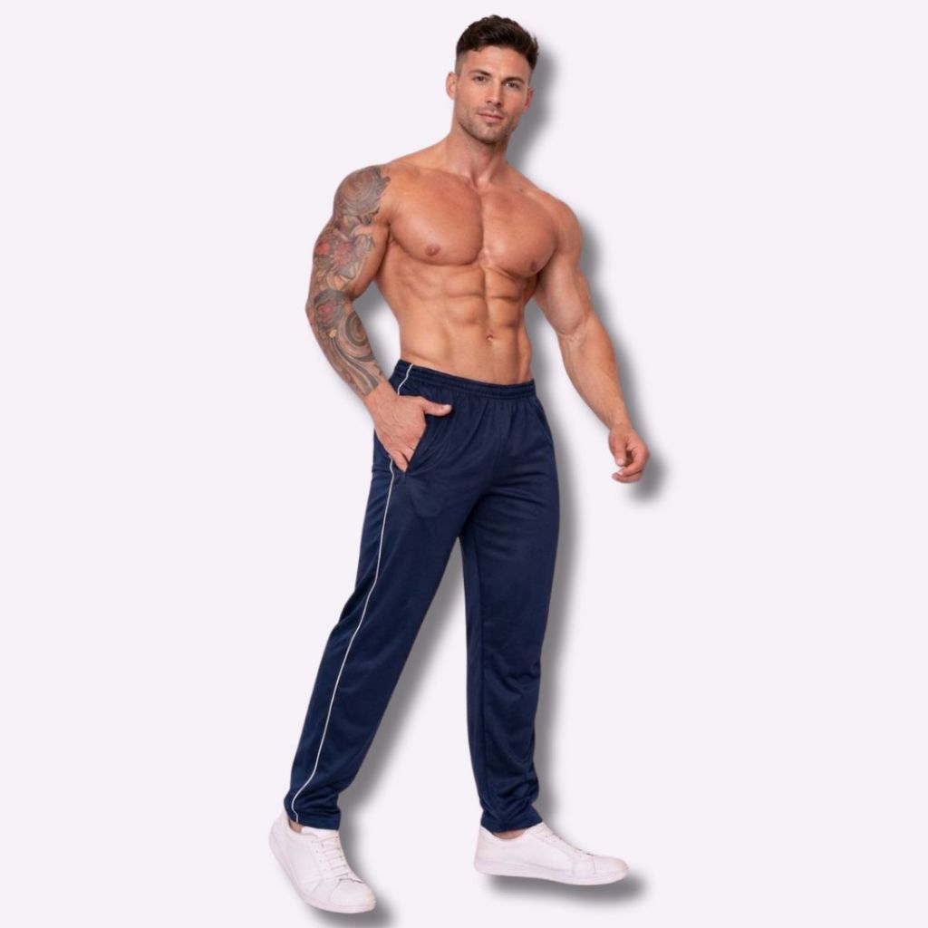 kit3 Calça Poliester chimpa Flanelado Com Bolso e Zipper lateral-Para Caminhada Treino Unisex Inverno — imagem 2 de 2