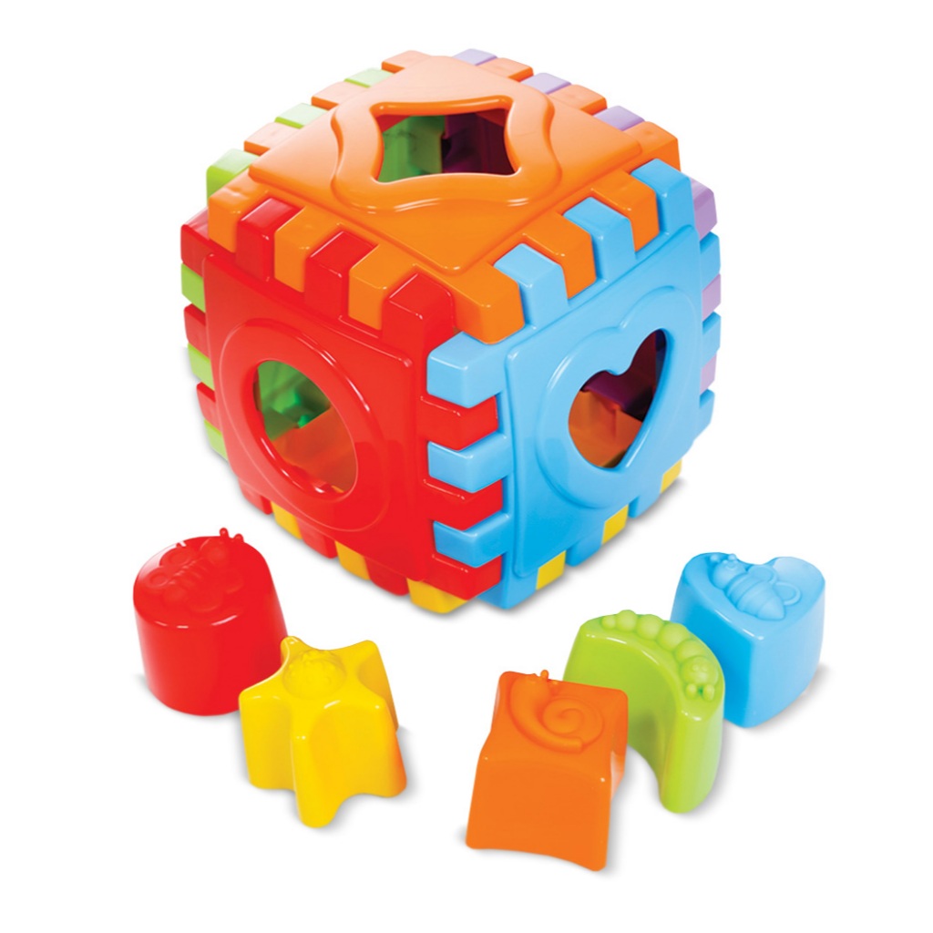 Brinquedo para Encaixar Baby Cube na Solapa Maral Brinquedos- Brinquedos de Montar e Desmontar