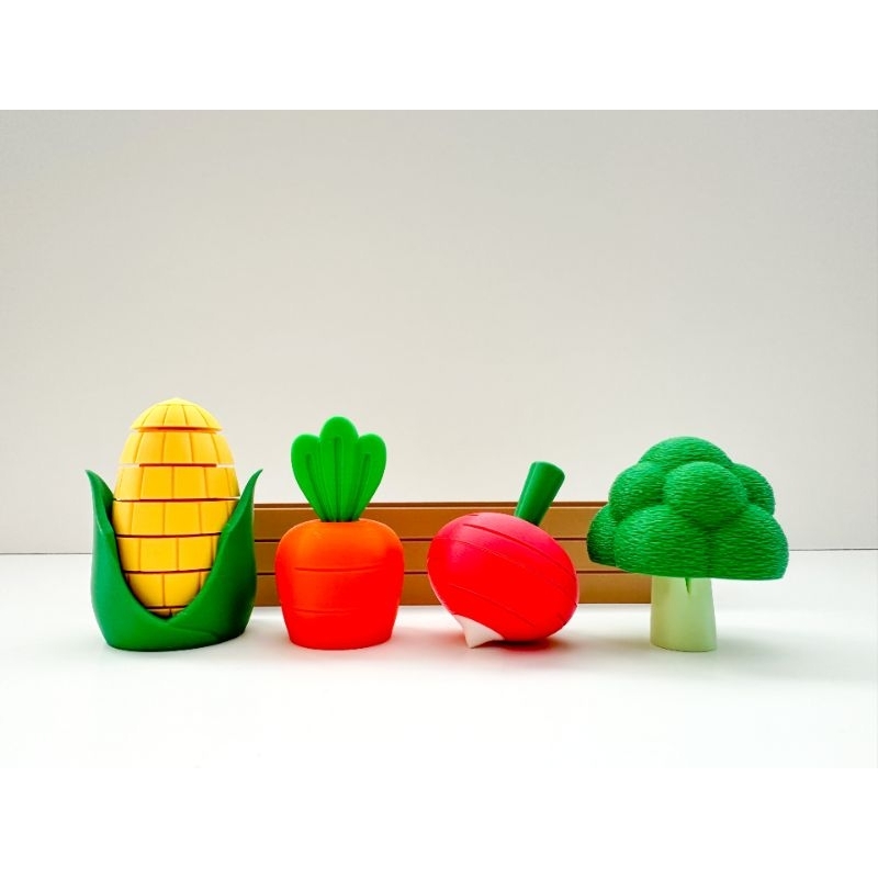 Brinquedo Educativo Sensorial Montessori Hortinha Infantil Legumes Interativos 3D