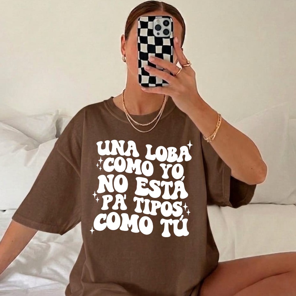 Camiseta Shakira Show Turne Brasil Una Loba Como Yo No Esta Pa Tipos Como Tu