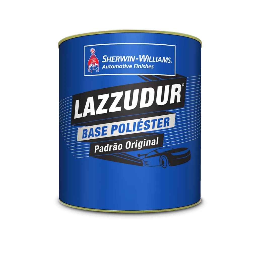 Tinta Poliester Cinza Quasar Met 900ml Lazzuril