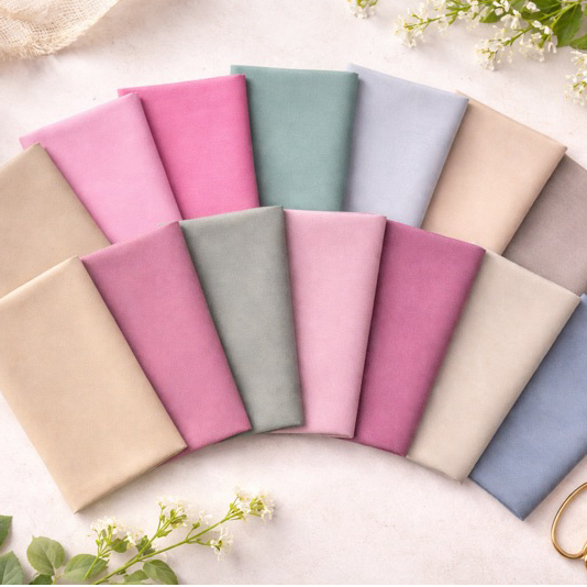 Retalhos Lisos Coloridos 4KG para artesanato e patchwork cores sortidas