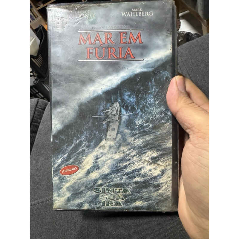 fita VHS Mar em fúria - legendado - fotos reais - LEIA O ANÚNCIO