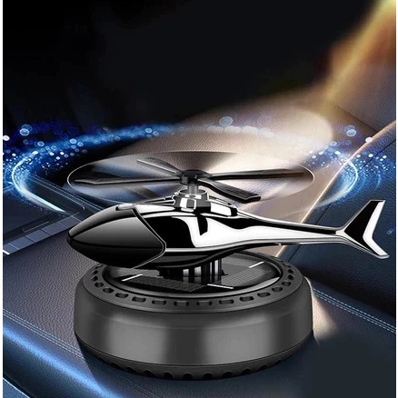 Aromatizador de Carro Helicóptero Solar Premium com Essência Duradoura e Design Luxuoso Cheirinho