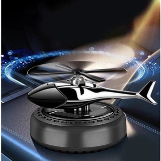 Aromatizador de Carro Helicóptero Solar Premium com Essência Duradoura e Design Luxuoso C…