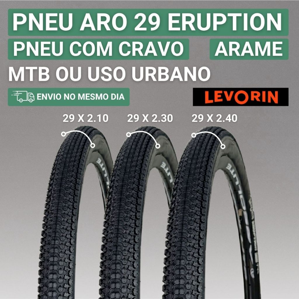 Pneu Levorin Eruption 29x2.40 Pneu Levorin Eruption 29x2.30 Pneu Levorin Eruption 29x2.10