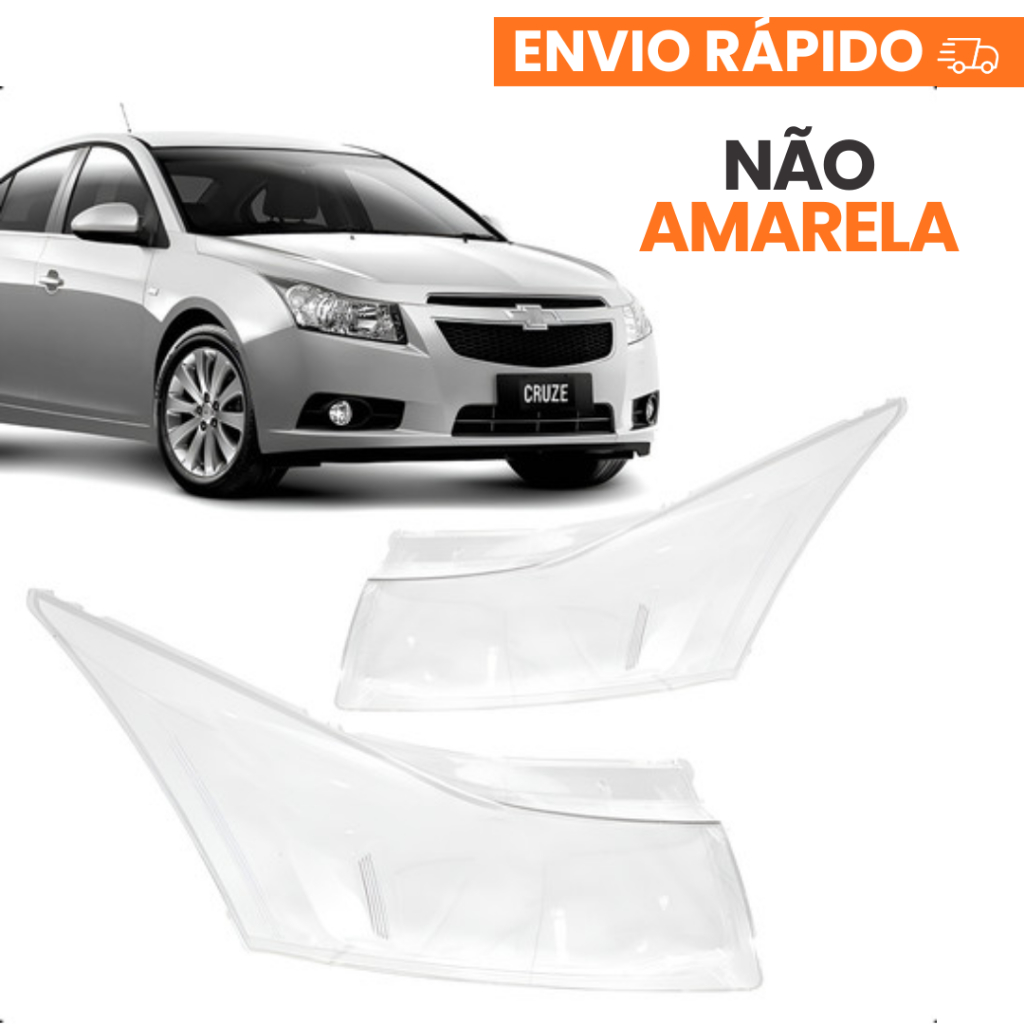 Lente Farol Chevrolet Cruze 2011 2012 2013 2014 2015 2016