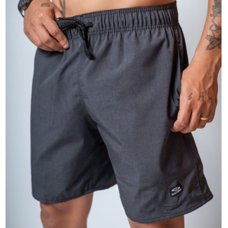 Bermuda Masculino Academia Dry Fit Treino com Elastano Secagem Rápida Bolsos Laterais Conforto Casual Short Praia